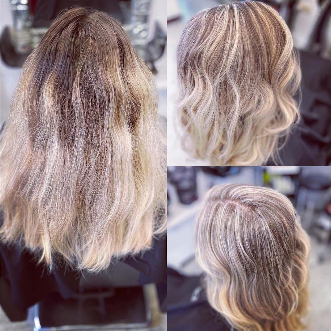 Art of hair by Natalie vorher nacher Art of hair by Natalie vorher nacher